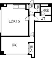 ユーハイツ昴の間取り画像