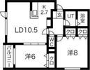 ウベア篠路の間取り画像
