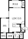 ミレイル豊平の間取り画像