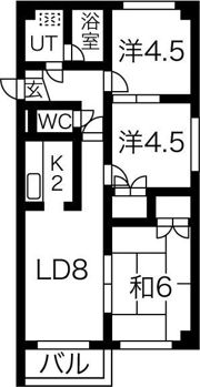 プラスパーウィンの間取り画像