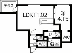 Reve新札幌の間取り画像