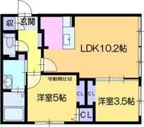 カーサAT美園38の間取り画像