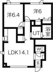 シャーメゾン山鼻の間取り画像