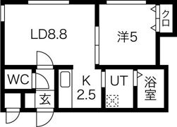 MTガーデンNorth IVの間取り画像