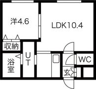 ボナールカノンN43の間取り画像