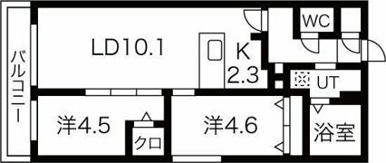 グランベルオオエ （GranBell Oe）の間取り画像
