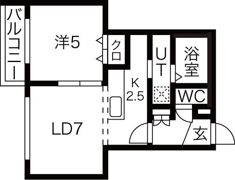 フェスタリア札幌の間取り画像