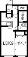 CITY RESIDENCE幌平橋（シティレジデンス幌平橋）の間取り画像