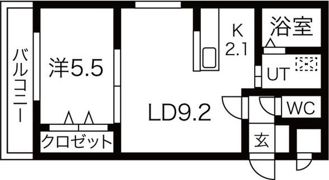 Gracias北12条（グラシアス北12条）の間取り画像