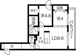 DPレジデンス63の間取り画像