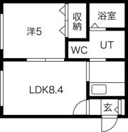 ブランノワール東札幌の間取り画像