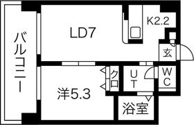 レヂデンス山鼻の間取り画像