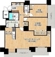 Dグランセ真駒内泉町イーストスクエアの間取り画像