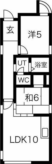 ローヤルハイツ山の手の間取り画像