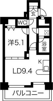 ダイアパレス北10条の間取り画像
