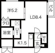 アルシオーネN4の間取り画像