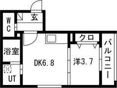 グランコンフォート札幌の間取り画像