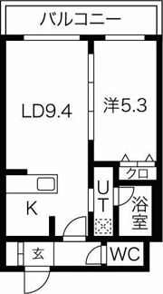 アルファスクエア福住2条の間取り画像