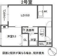 ヴェルクレスト中の島の間取り画像