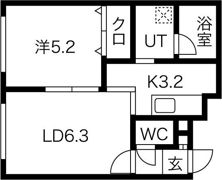 フェリスタの間取り画像