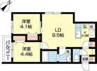 ファランドール美園の間取り画像