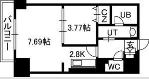 PRIME URBAN大通東の間取り画像