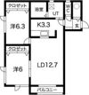 メゾンフレールの間取り画像