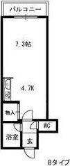 ジュイエ中の島の間取り画像