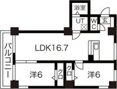 HILLTOP TOWERの間取り画像