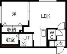 ロゼリア発寒の間取り画像