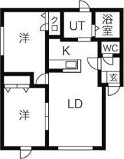 ソレアード二十四軒の間取り画像