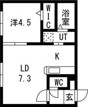 【仮】北20東16MSの間取り画像