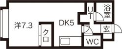 レステ月寒の間取り画像