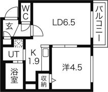 SUPERIAGE N19 WESTの間取り画像