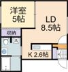 グランメール幌西B棟の間取り画像