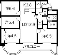 ライオンズマンション円山公園第二の間取り画像