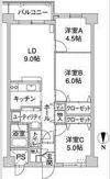 ル・ノール南郷街の間取り画像