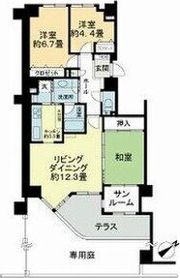 ライオンズマンション宮の森グリーン公園の間取り画像