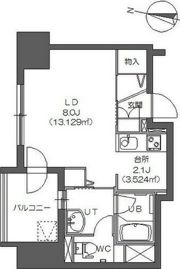 レジディア南一条イーストの間取り画像