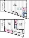 ホワイトコートカヤ伏見の間取り画像
