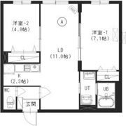 レクスベイル発寒の間取り画像
