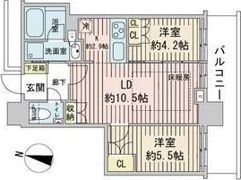 ライオンズタワー札幌の間取り画像