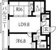 東急ドエルアルス円山公園の間取り画像