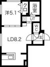 WIND HILLS West14の間取り画像