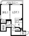 ゼスティ東札幌アネックスの間取り画像