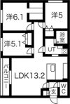 カレラ山の手の間取り画像