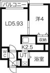 AZURE24の間取り画像