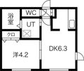 FORTUNA宮の沢の間取り画像