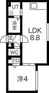 ボヤージュドゥロワの間取り画像