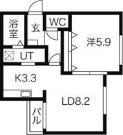 グランメゾン平岸の間取り画像